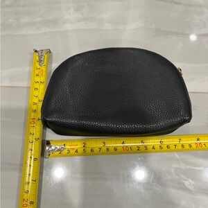 Cloth and Paper Black Leather Pouch